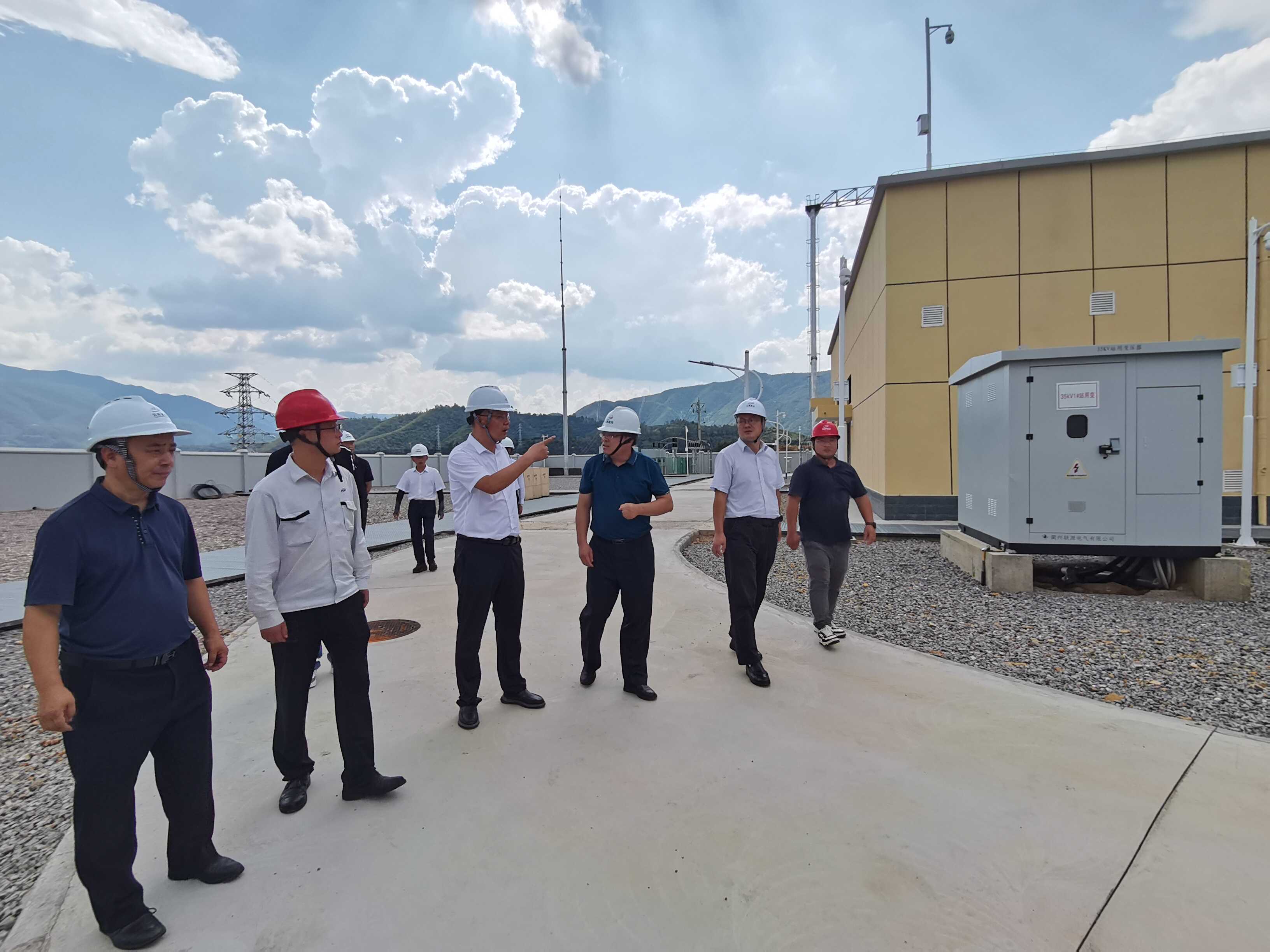 云南省能源局调研大姚光伏基地项目